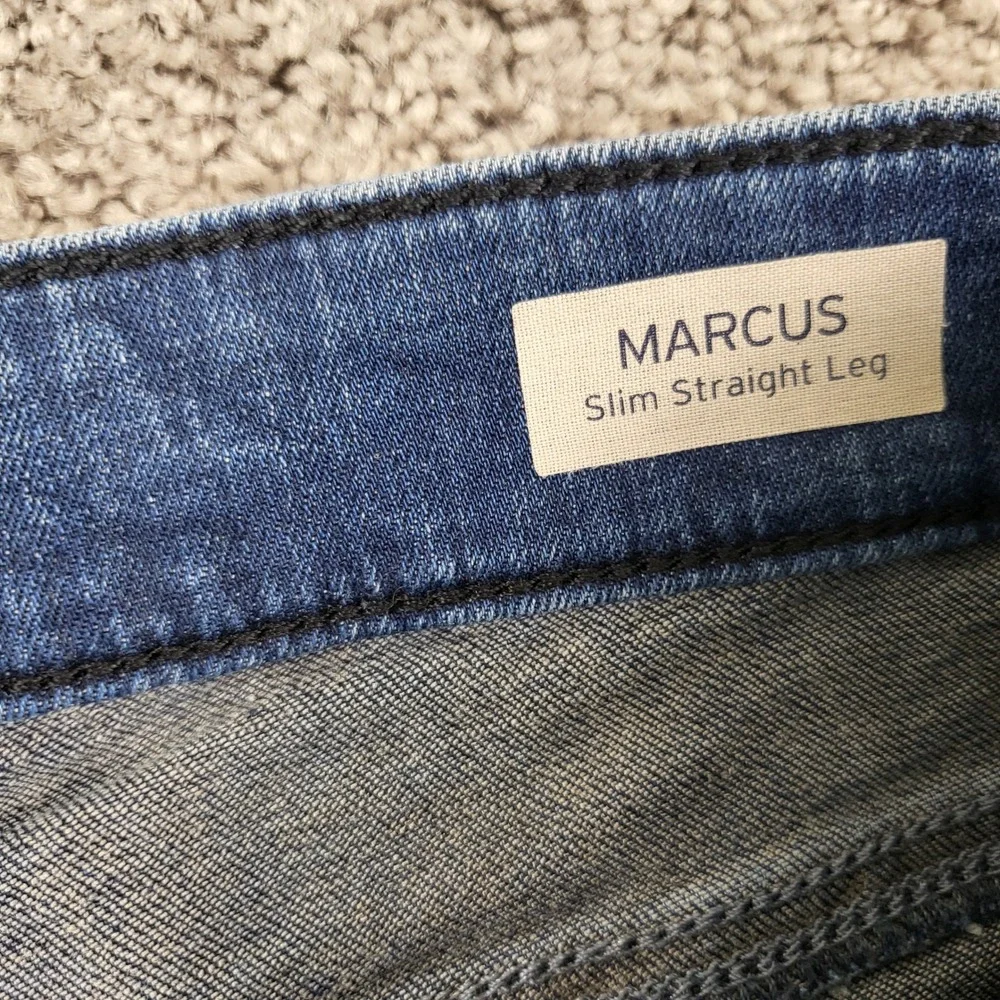 Mavi Men's Marcus Slim Straight Jeans 28x34 Midnight Miami Dark Wash Stretch NWT